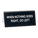 Panneau de bureau Dites quoi (petit)