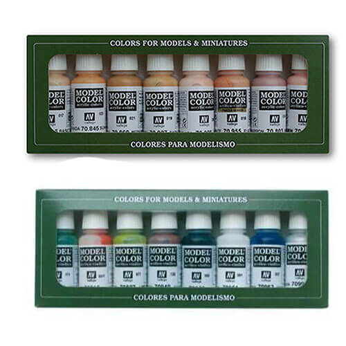 Model Colour Paint Set of 8 Colour