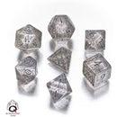 Q Workshop Elvish Dice Translucent Set of 7