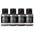 Ensemble de 4 peintures acryliques Vallejo Metal Color