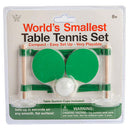 World's Smallest Table Tennis Set