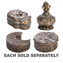 Antique Gold Finish Trinket Box