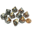 Chessex D10 Jeu de 10 matrices polyédriques Gemini