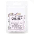 Chessex D10 Ensemble festif de 10 matrices polyédriques