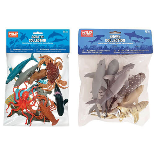 Animals Toy Polybag Aquatic Collection Wild Republic Sea Animals