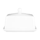 Wilkie New Bone Porcelain Butter Dish (16x11cm)