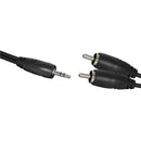 3.5mm Stereo Plug to 2 RCA Plugs Audio Cable (1.5m)
