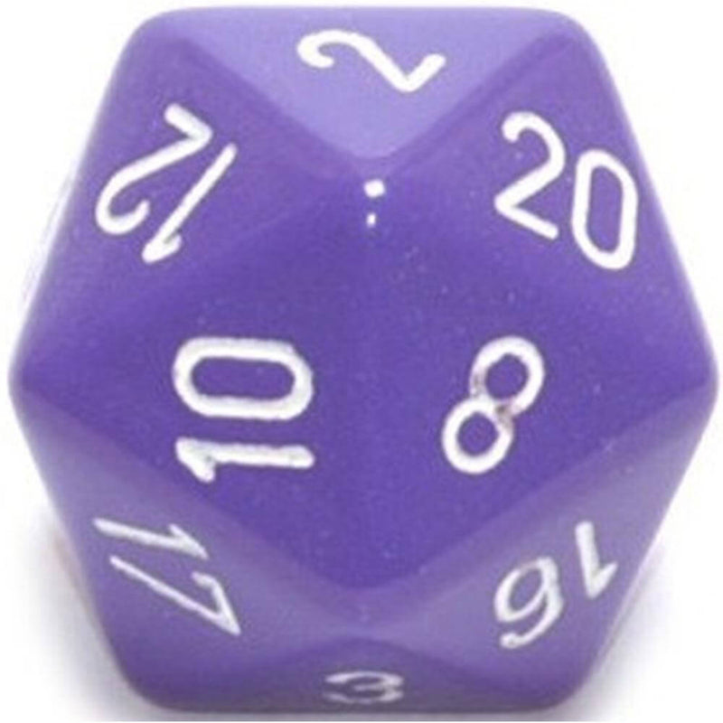 D20 Dés Opaque (34mm)