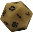 D20 Dés Opaque (34mm)