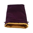 Grand sac à dés en velours MDG (avec doublure en satin doré)