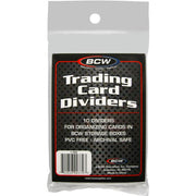 BCW Trading Card Dividers 10 Per Pack