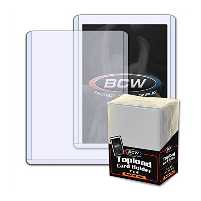 BCW Topload Porte-Cartes Épais (3" x 4")
