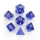 D7 Die Set Dice Poly Translucide (7 Dés)