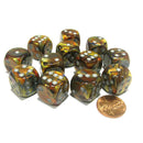D6 Dés Brillant 16mm (12 Dés)