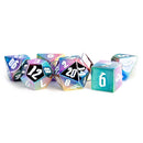 Metallic Rainbow Aegis Polyhedral Dice Set 16mm