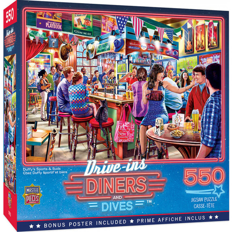 Drive-Ins Diners &amp; Dives Casse-tête 550 pièces