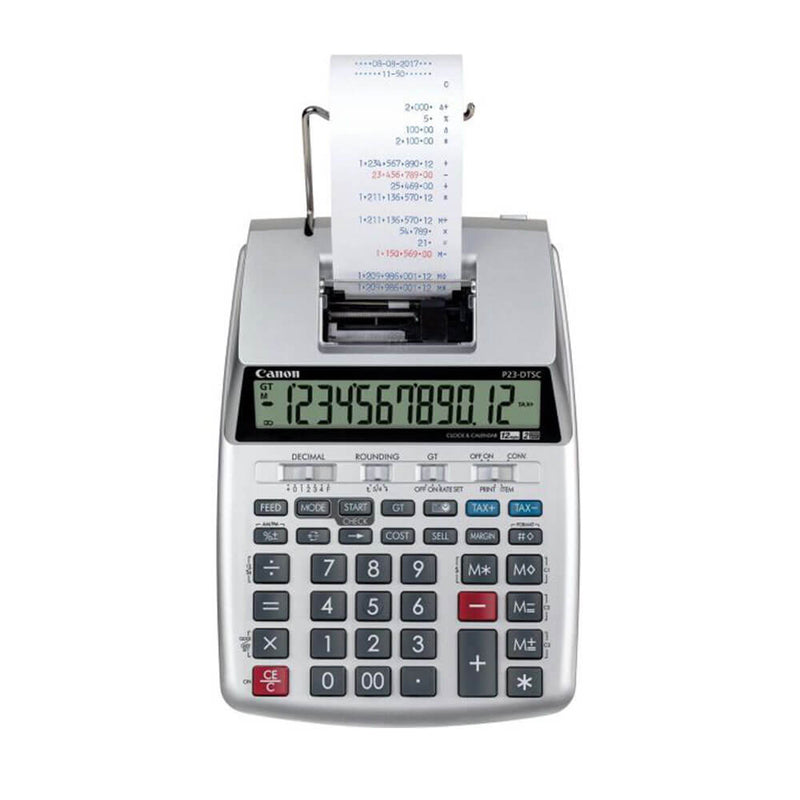Calculatrice d'impression portable à 12 chiffres de Canon