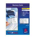 Avery Laser Cartes de Visite Blanc A4