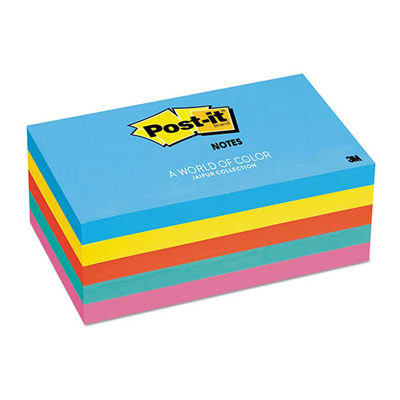 Notes Post-it 73x123mm assorties (5pk)