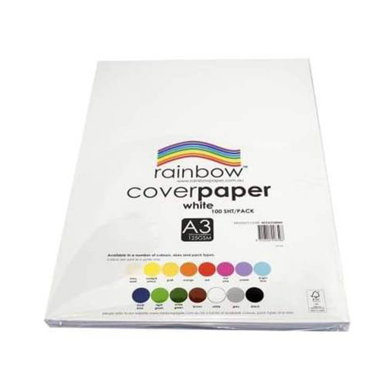 Papier couverture arc-en-ciel A3 (100 feuilles)
