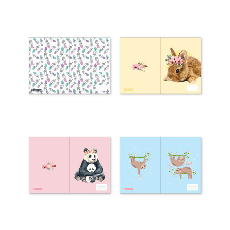 School Buzz Mixed Designs Scrapbook Couvertures A4 24pk