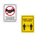 Durus Social Distancing Wall Sign 225x300mm