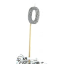 Bougie bâton long scintillant Alpen (argent)