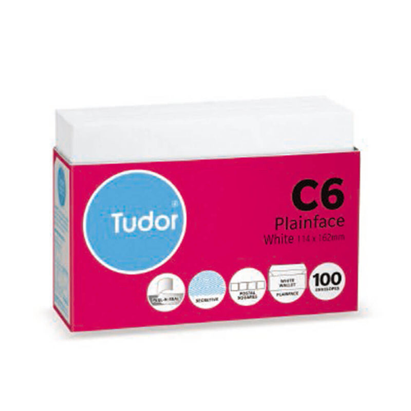 Enveloppe secrète Tudor Peel &amp; Seal 100pk (Blanc)