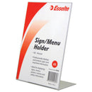 Porte-affiche simple portrait incliné Deflecto