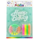 Bougies d'anniversaire Alpen avec supports (24pk)