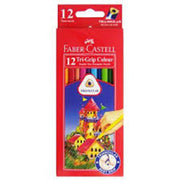 Crayons de couleur à poignée triangulaire Faber-Castell