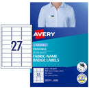 Avery Silk Name Badge Label