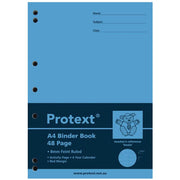 Protext Ruled Binder Book with PP Cover