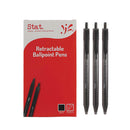 Stylo à bille moyen rétractable Stat 1 mm (boîte de 12)