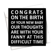 Filthy Sentiments Congrats On The Birth Card