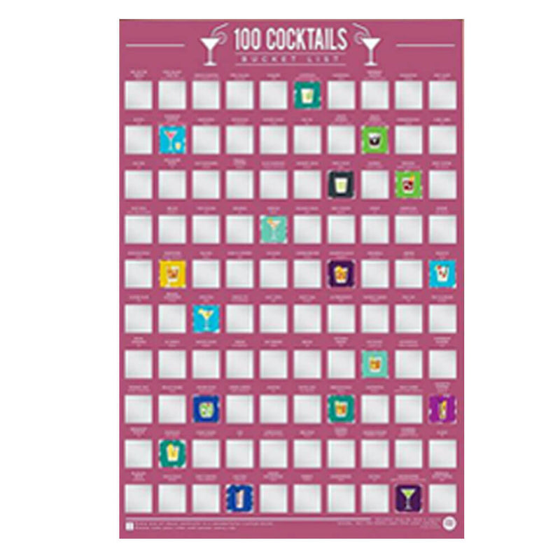 Gift Republic Bucket List Poster à gratter