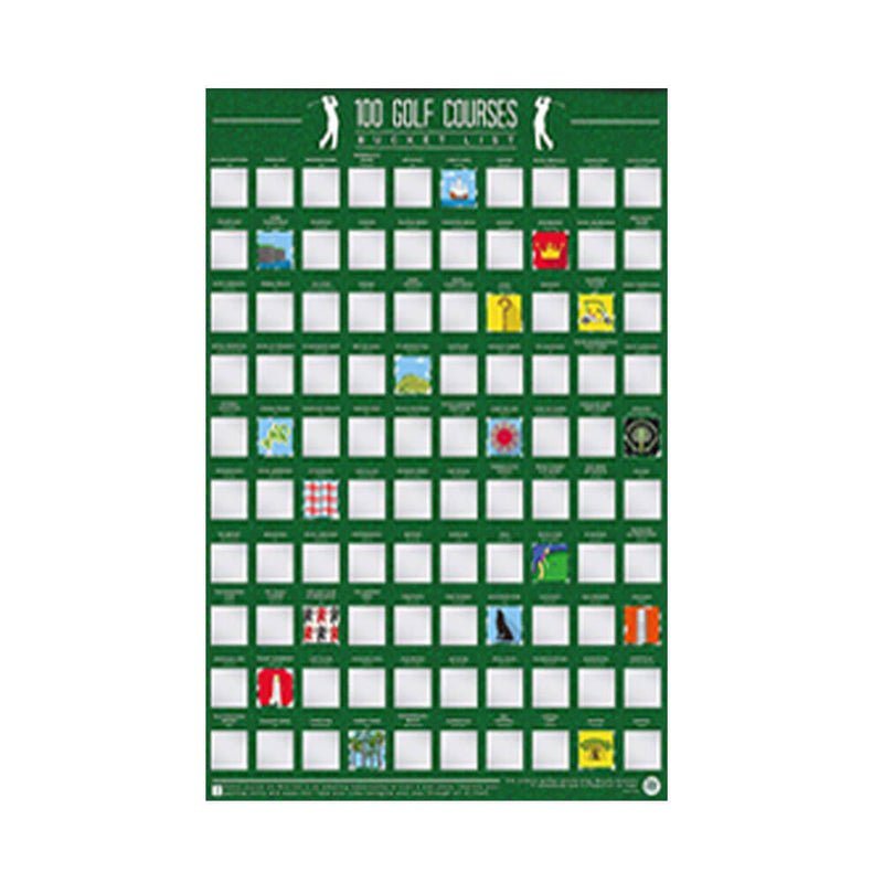 Gift Republic Bucket List Poster à gratter