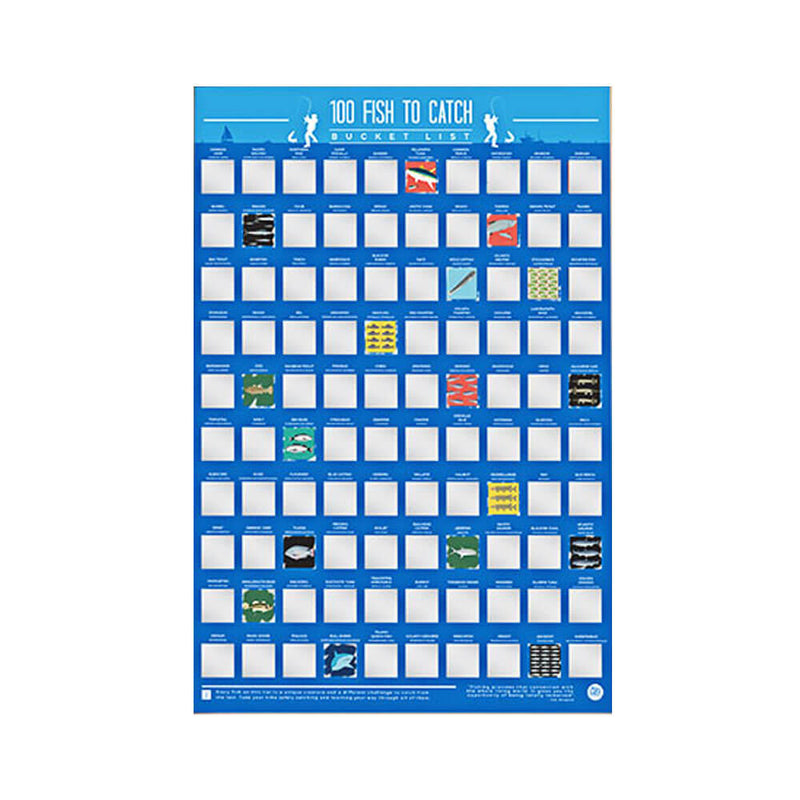 Gift Republic Bucket List Poster à gratter